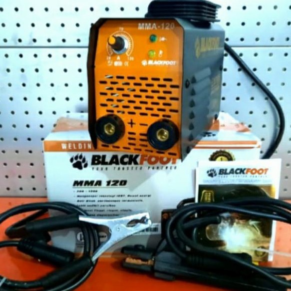 Blackfoot Mesin Travo Las Travo Inverter 350 Watt Igbt Mma 120 A Hitam