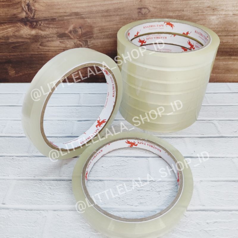 

Isolasi Bening / selotip/ Lakban 12mm 60 Yard solatip OPP tape bening/transparan/transparent tape /selotip/selotape/ isolasi tape 12 mm selotip