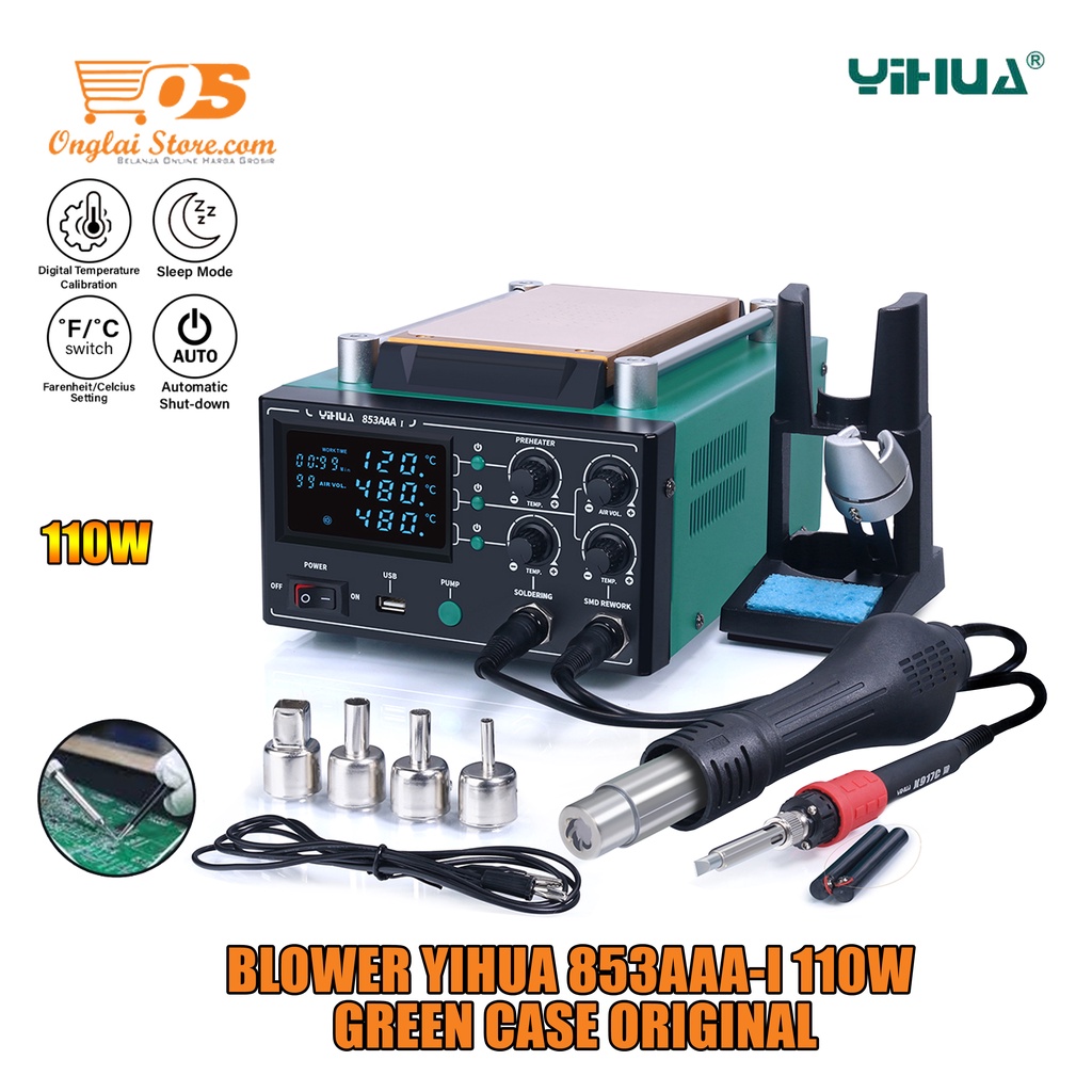 Jual Yihua Aaa I In Blower Solder Uap Mesin Pemisah Touchscreen