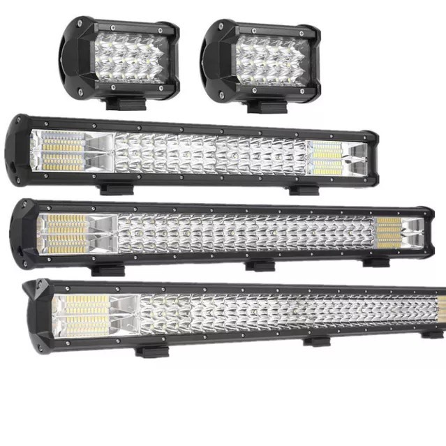 LAMPU SOROT LED LIGHT BAR SINAR PUTIH KUNING PREMIUM PANJANG 60CM