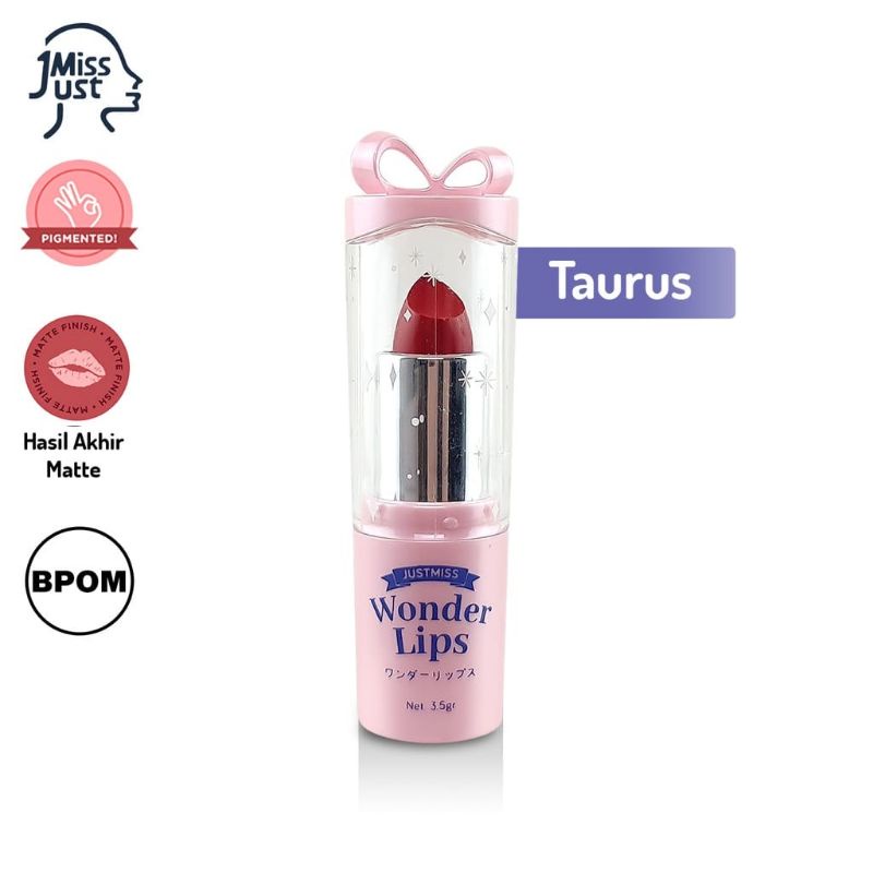 Justmiss Lipstik Wonder Zodiak / Just Miss Lipstik