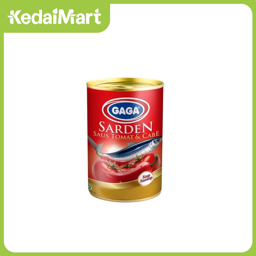 

Sarden Gaga Saus Cabai Tomat Kaleng 425 Gram