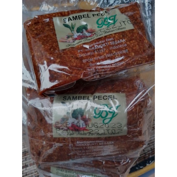 

sambal pecel BJ /sinti 1 kg 10 x100gr