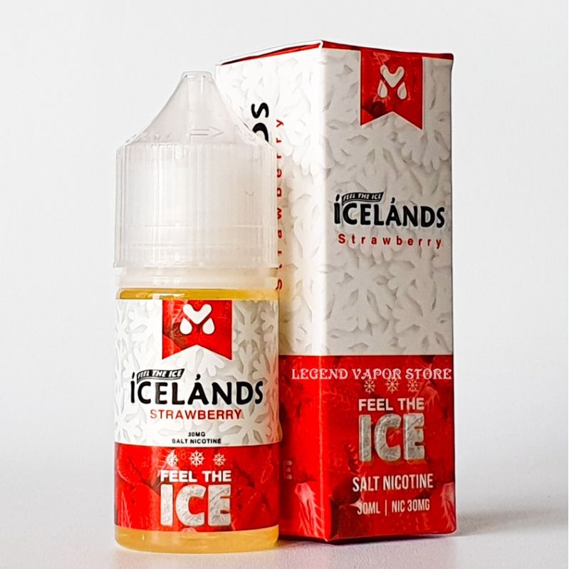 SALT NIC - ICELANDS STRAWBERRY 30ML 30MG AUTHENTIC