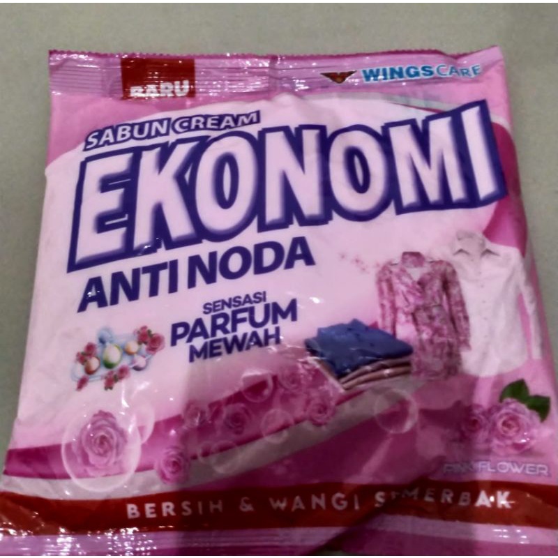 sabun colek ekonomi cream pink flower 435gr