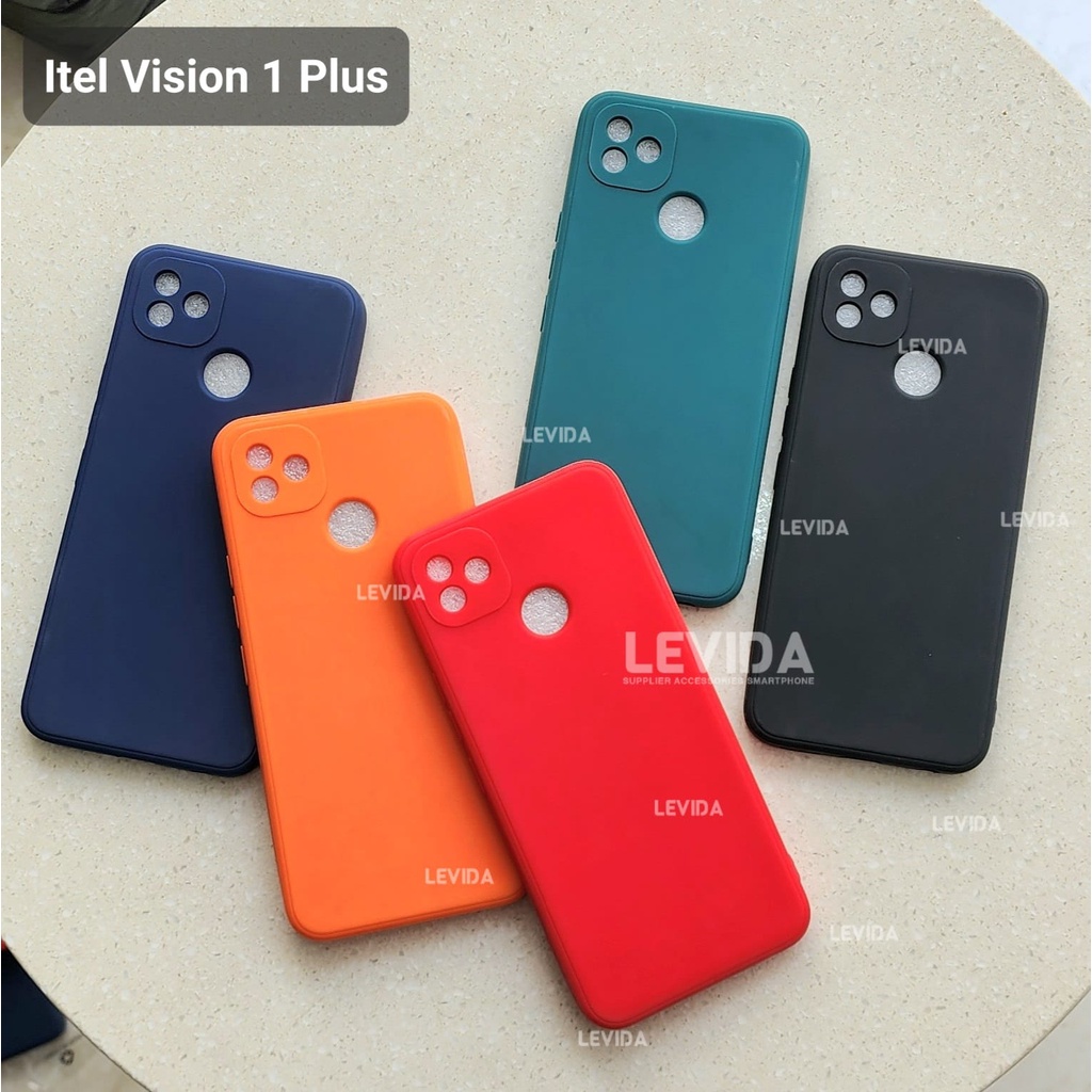Itel Vision 1 Plus Itel A49 Itel A26 Itel Vision 1 Pro Itel Vision 3 Macaron Square Softcase Candy Macaron / Case Square Edge Itel Vision 1 Plus Itel A49 Itel A26 Itel Vision 1 Pro Itel Vision 3