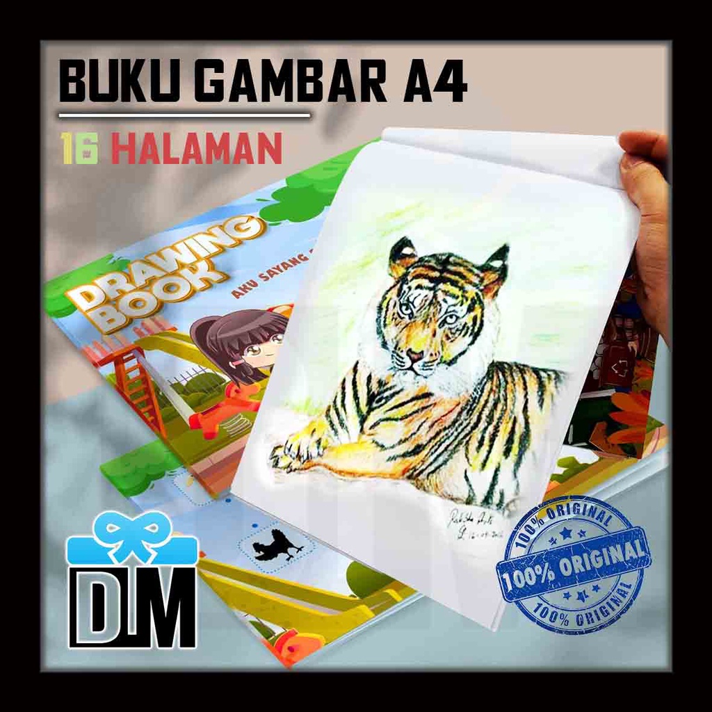 

Buku Gambar A4 Sedang Sketch Book Polos A4 Tebal