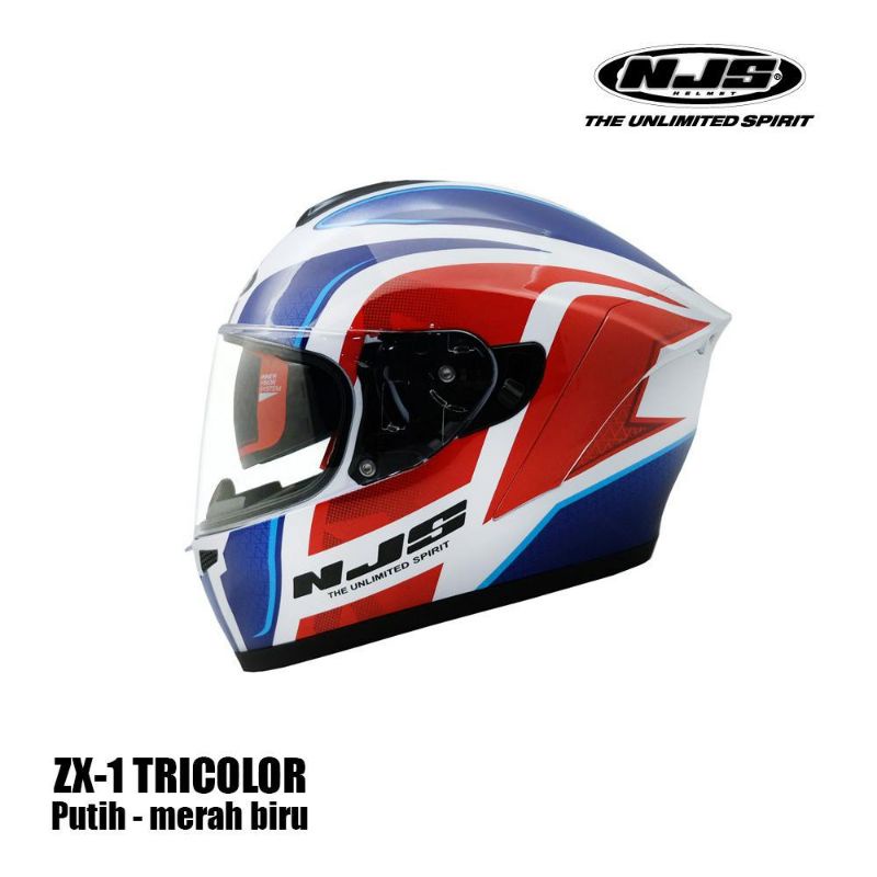 HELM NJS ZX1 TRICOLOR