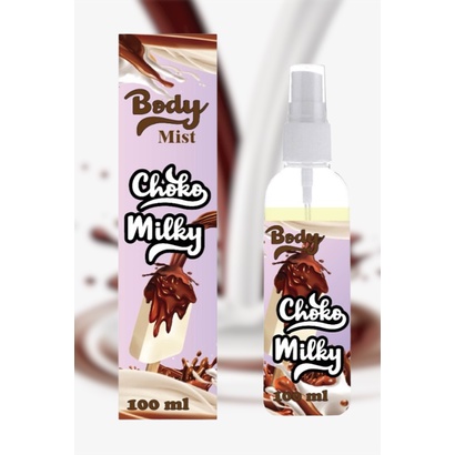 Kanzo - Parfum Body Mist Choko Milky 100ml / Body Mist Choko Milky 100ml / Parfum Coklat Milky 100ml Unisex