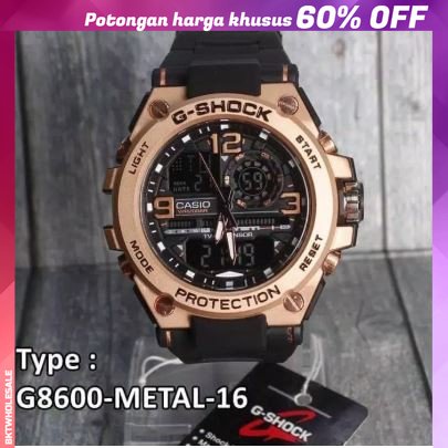 G-shock Jam Elektronik Olahraga Pria Murid Jam Panggilan Ronde Anti Air Yang Sama Casio GST8600