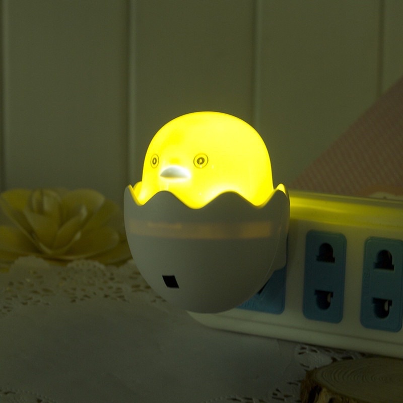 Lampu Tidur LED Telur Ayam Sensor Cahaya Dekorasi Kamar Night Light Lamp Chicken Egg Bebek Duck Unik Promo Sen