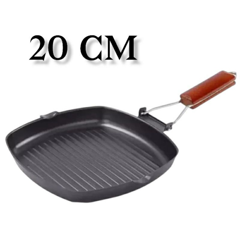 SQUARE GRILL PAN PANGGANGAN BBQ 28cm, 24cm, 20cm