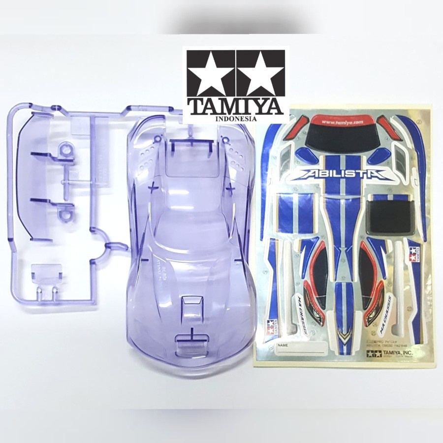Tamiya 18639 Body Abilista Clear Purple & Decal