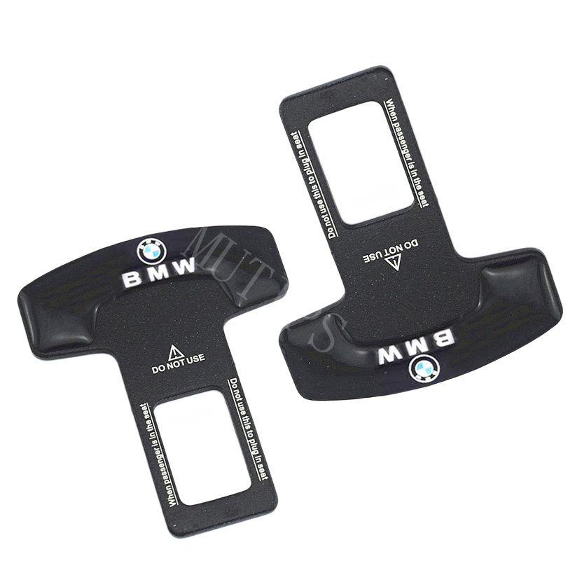 Bmw1/2pcs Klip Gesper Sabuk Pengaman Pengaman Mobil Metal Hard Plug Alarm Stopper Menghilangkan Suara Untuk Kinerja E90 F10 F30 E39 E60 X1 E84 F48 E36 E46 E30 F25 X3 E83 X5 F15