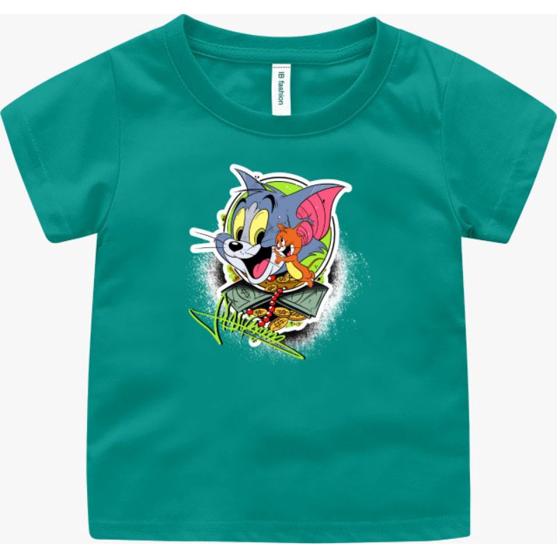 ((IB))KAOS ANAK2 UNISEX/T0M&amp;JERRY DIGITAL SABLON