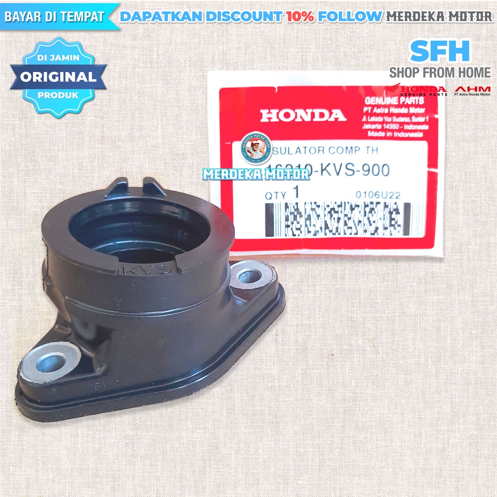 Insulator TB Carburetor CRF150L K84 Intake Manifold CRF 150L K84F Manipol CRF 150F Original Honda AH