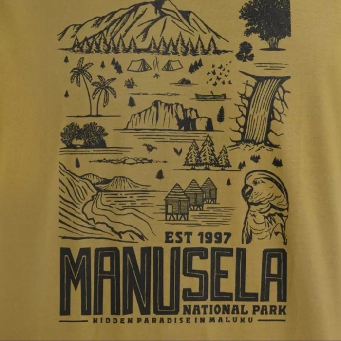 bismillahEIGER MANUSELA NATIONAL PARK TEES kaos baju t-shirt