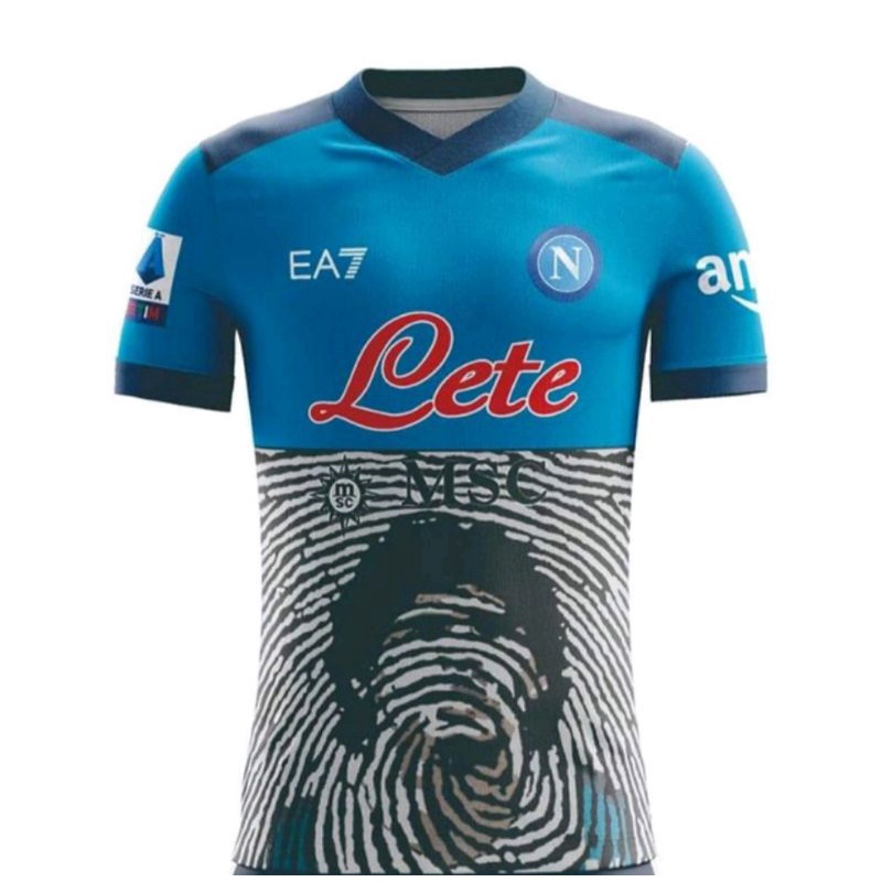 jersey napoli tribut maradona full printing