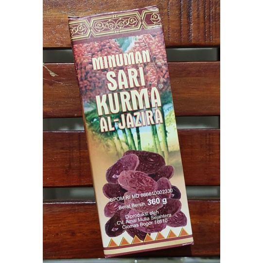 Sari Kurma Al-Jazira 360 Gram / Antioksidan / Menurun Kolesterol / Atasi Sembelit / Buah Kurma