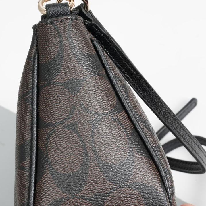 [PRODUK RGBGZ] Tote COaCH Pouch Mini 2 tali Bahan Kanvas + Sertifikat Tas Selempang wanita import Ta