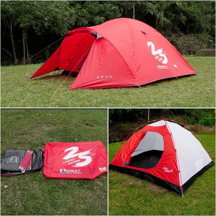 TENDA MIS BORNEO 4 MOUNTAIN INN SPORTS / TENDA CAMPING DOME 4 ORANG / TENDA MIS BORNEO 4 MOUNTAIN