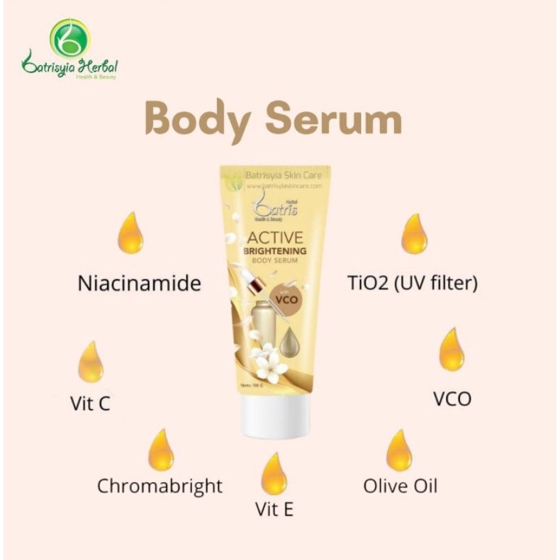 Body Serum Batrisyia Herbal