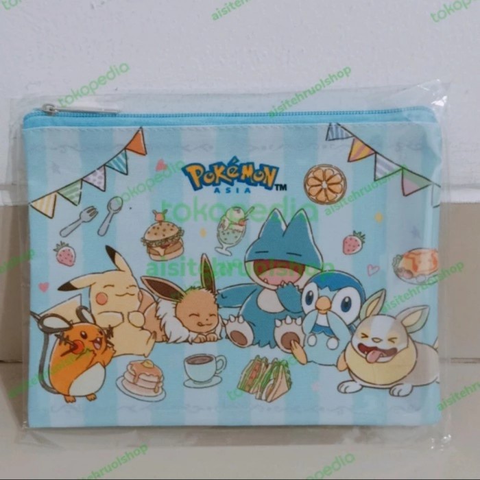 Diskon Dompet / Pouch Canvas Pokemon Series Dari Yoshinoya (New)
