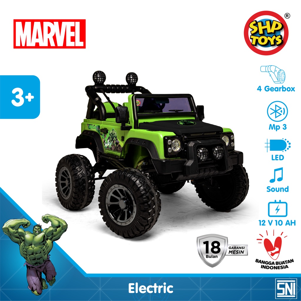 Rocky Monster Volta Toys by SHP (Volta 5023) Mainan Mobil Aki - Hulk