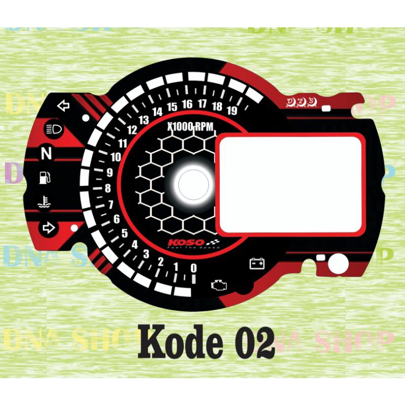 Panel Speedometer KOSO RX2N Versi Original.