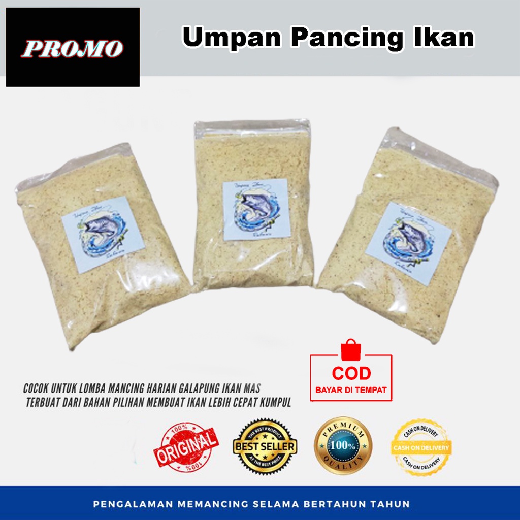 ✅COD Umpan Ikan Mas Siap Pakai Paling Gacor 100gr Tanpa Essen Perlengkapan Alat Pancing Mancing Mania