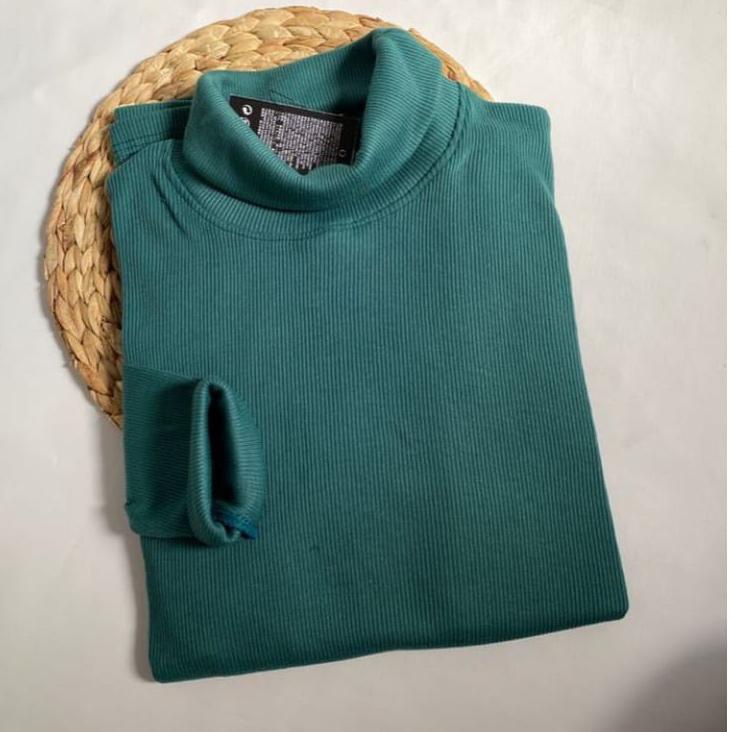 Terbaik KAOS RIP KERAH TINGGI PRIA / KAOS TURTLENECK PRIA LENGAN PANJANG / KAOS PRIA LENGAN PANJANG 