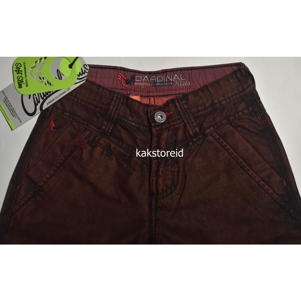Celana Pendek Anak CARDINAL Marun DBD 08 ORIGINAL & REAL PICTURE