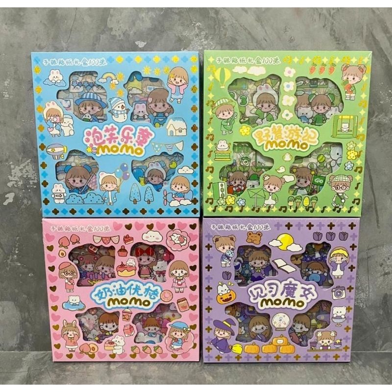 

STIKER VIRAL SERBAGUNA STIKER MOMO STIKER BOX STIKER 100 LEMBAR STIKER AESTETIC STIKER LUCU