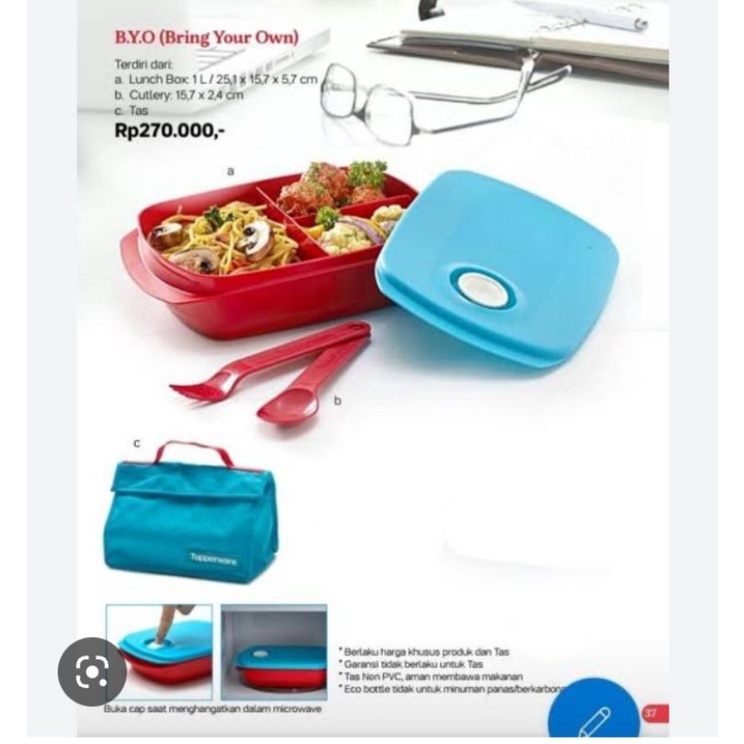 byo set bontot tupperware