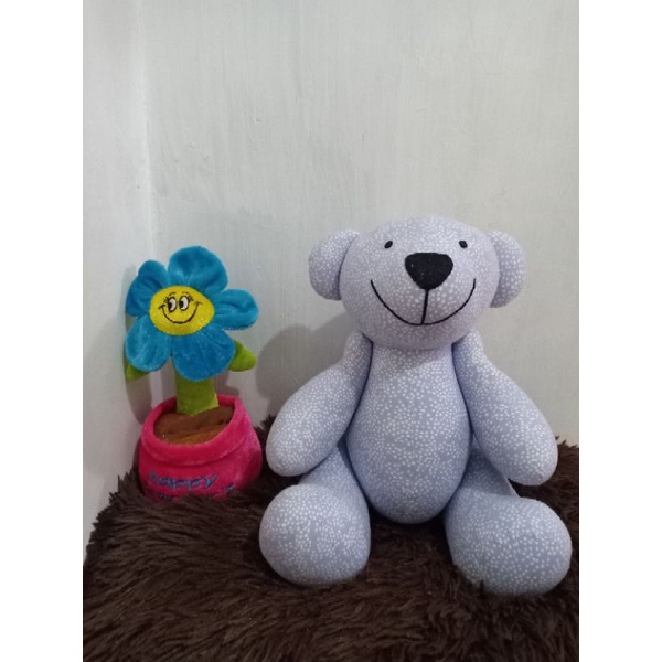 Preloved Boneka Teddy Bear Putar Handmade
