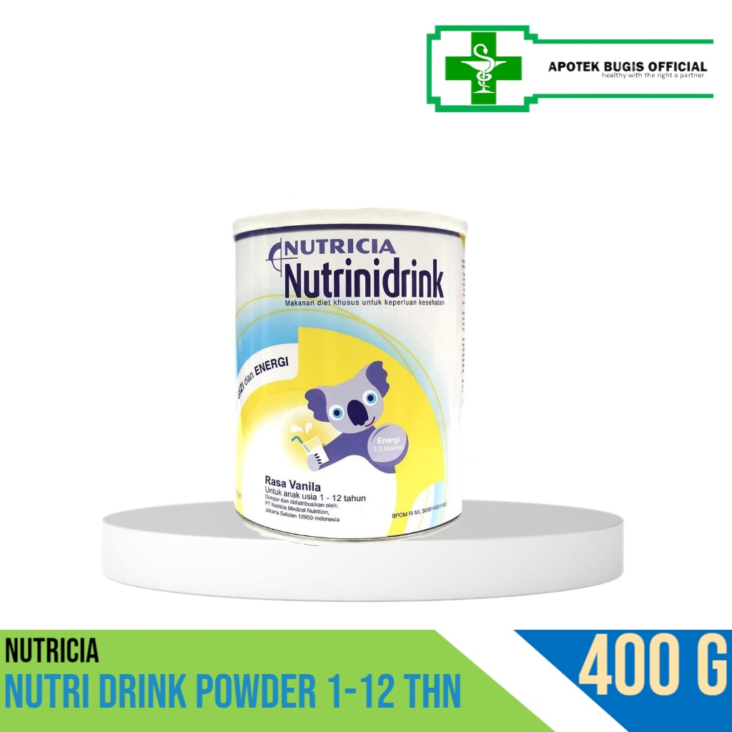 Susu Nutricia Nutrinidrink 400 gr 1-12 tahun penambah berat badan anak yang kurang gizi