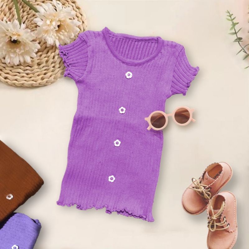 Baju anak perempuan sweater rajut anak 1-5 tahun Atasan Baju Rajut Anak Perempuan Gaya Korea kaos ka