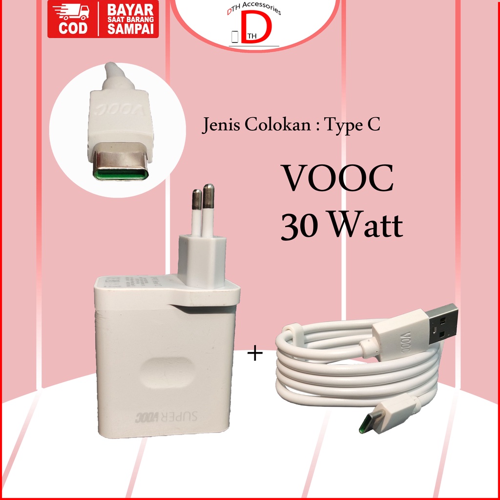 Charger Opp 30 Watt Original A96, A76, A57 4G, A57e, A77, A74, A95, A57s, A97, F19, F19s, F21 Pro, F21 Pro 5G A77, A97, Reno 6 Lite, Reno 7, Reno 7 Z 5G, Reno 7 Lite, Reno 7 SE 5G, Reno 8 4G, Reno 8 Z, Reno 8 Lite, K10, K10 5G, K9x, F17, F17 Pro, F19 Pro