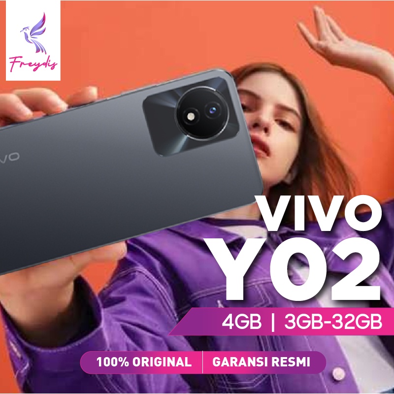 VIVO Y02 3/32 RAM 3 ROM 32 GB 3GB 32GB HP Smartphone Android