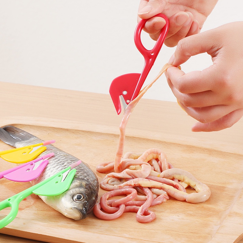 Alat Pembersih Usus Ayam Pembelah Perut Ikan Pisau Silet Kotoran