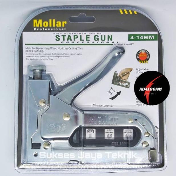 

MOLLAR STAPLES GUN TACKER 3 IN 1 / STAPLE JOK TEMBAK HEKTER 3 WAY TERLARISS...,,,,,