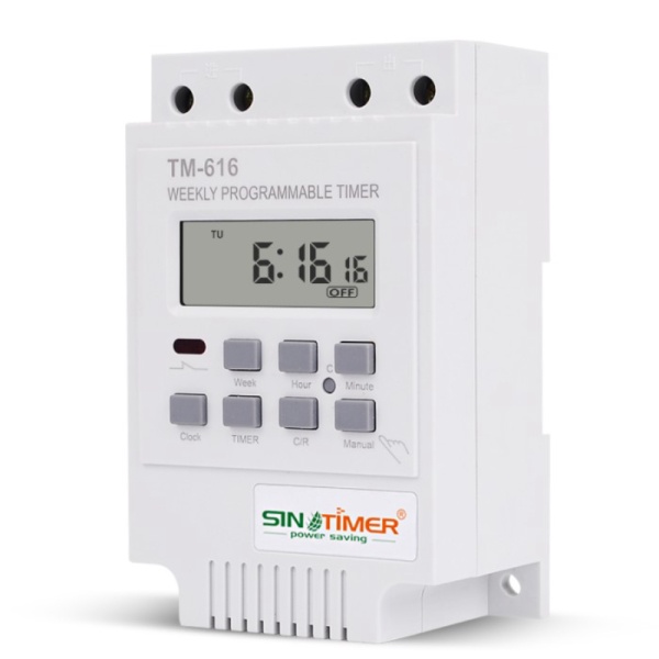 

Dijual Power Timer Programmable Time Switch Relay 220V 30A - TM616W - White Murah