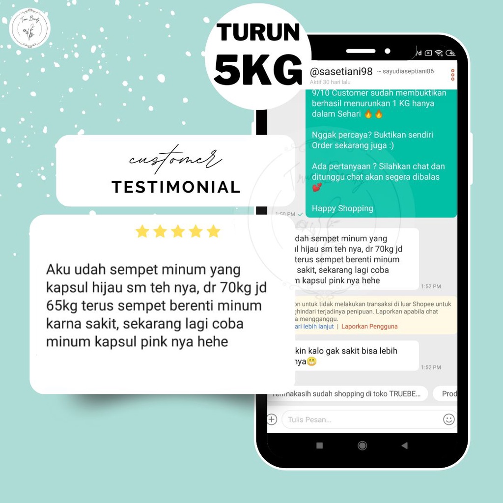 Truebeautyslim - Obat Diet Herbal Penurun Berat Badan Ampuh BPOM