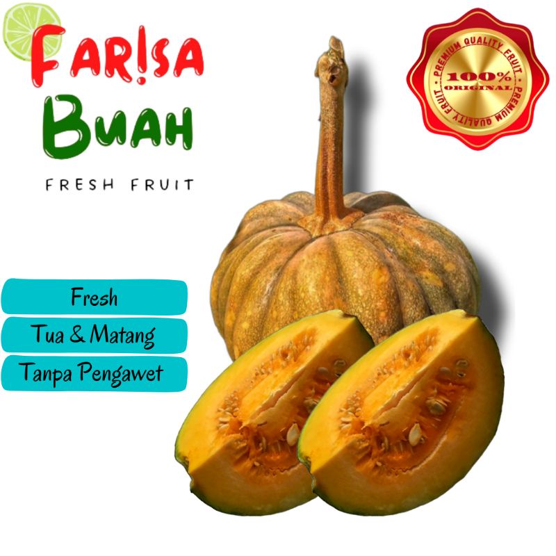

Labu Kuning/Parang/Waluh 2,5 - 3 Kg/ Pcs