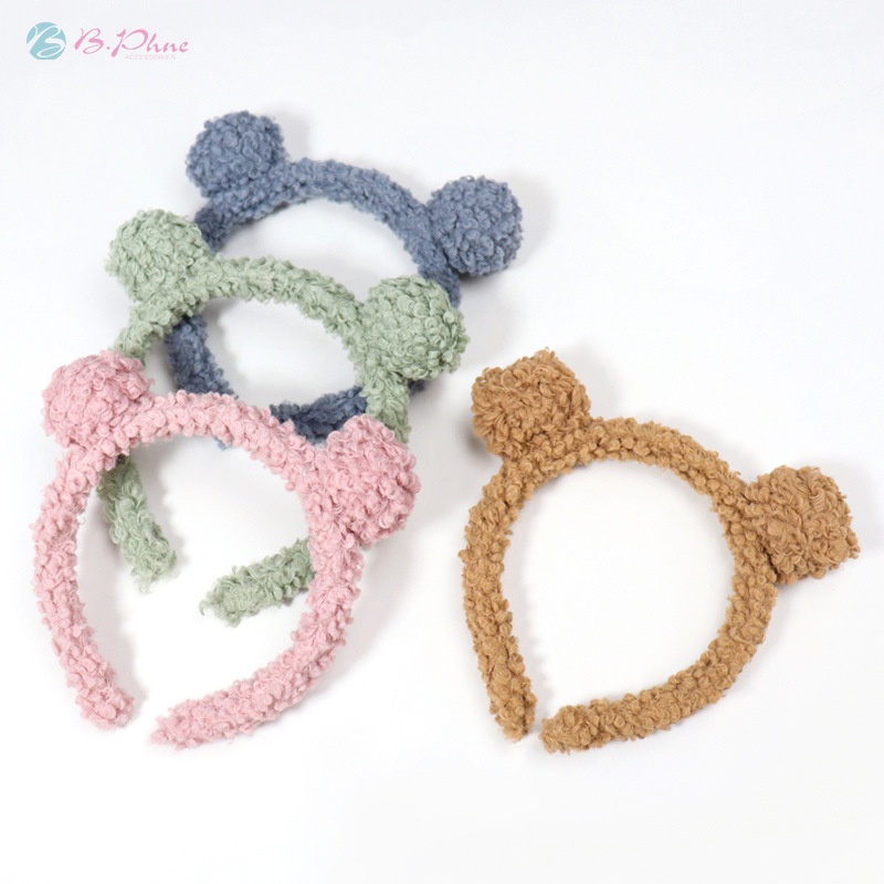 ☀ Sunly ☀ BD004 Bando Beruang Bulu Lucu Wanita Korea Fashion Import