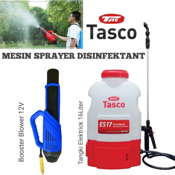 Alat Mesin Semprot Sprayer Tasco Elektrick + Blower Booster Sprayer