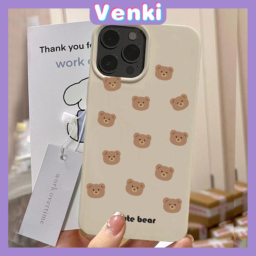 Case iPhone 14 Pro Max Soft TPU Candy Case Cute Little Bears Glossy Khaki Case Camera Protection Shockproof For iPhone 13 12 11 Plus Pro Max 7 Plus X XR