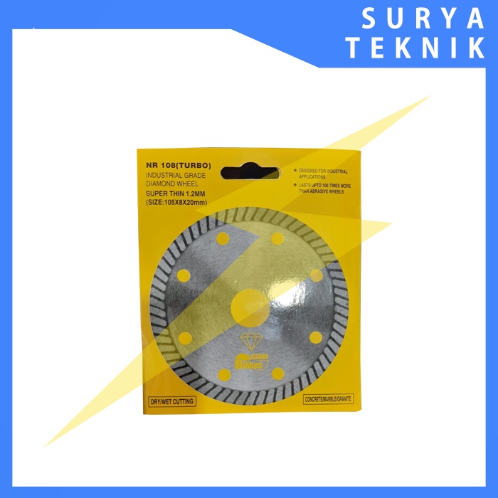 Diamond Wheel Nikken Resibon Turbo / Pisau Pemotong Granit / Kramik Nikken Resibon Turbo