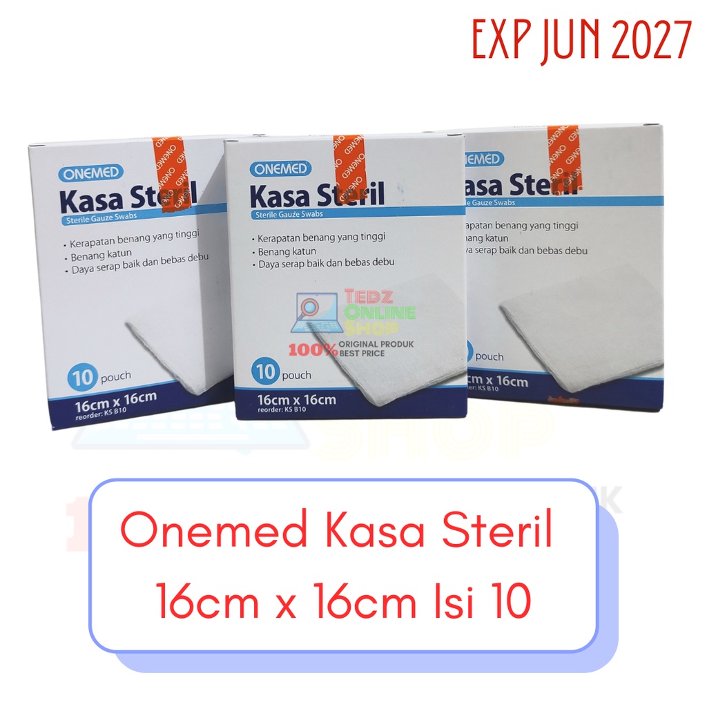 Kasa Steril Onemed 16x16cm Isi 10