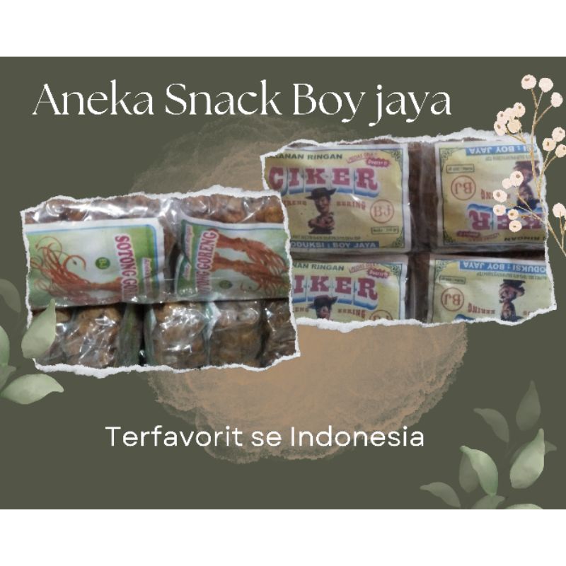 

Aneka Cemilan Ciker , sotong goreng